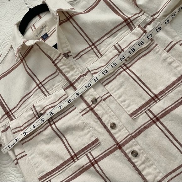 Universal Thread Long Sleeve Button Down Shirt Dress XS | Plaid Flannel - Picture 11 of 16